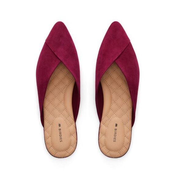 BIRDIES Suede Mule Slides Size 8 - Picture 10 of 10